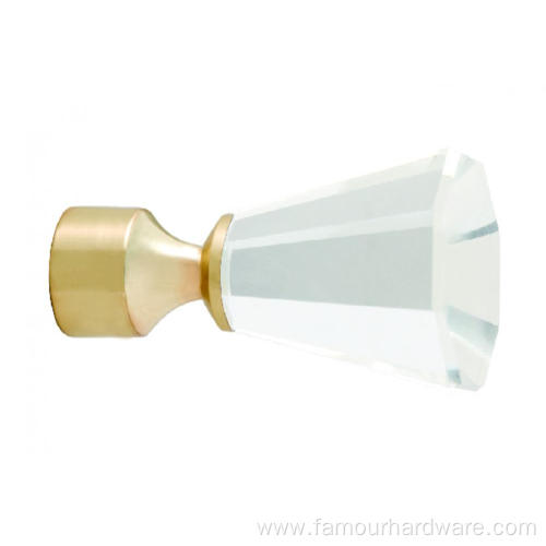 Home Curtain Rod Cut Glass Head Wholesale